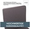 LILENO HOME Polsterauflage Niedriglehner, bequeme Sitzauflage für Gartenmöbel, Stuhlkissen, (1er Set), Gartenstuhl Auflage in Anthrazit, Sitzpolster waschbar Bild 4