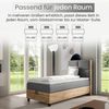Best for Home Boxspringbett mit Bettkasten Trinity K-2 PLATE SINGLE inkl. 7 cm Topper (70x200 80x200 90x200 100x200 cm), Verschiedene Liefermöglichkeiten, TOP Preis-Leistungs-Verhältnis Bild 4