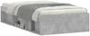 vidaXL Bettgestell Betongrau 90x190 cm 3203841 Bild 5