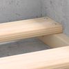 vidaXL Bettgestell Betongrau 90x190 cm 3203841 Bild 3