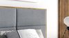 Boxspringbett Schlafzimmerbett BARTEL 160x200cm Stoff Hellgrau inkl. Bettkasten Bild 2
