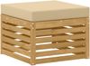 vidaXL Outdoor-Sofagarnitur 7 pcs Weiß und Beige 59 x 59 x 37 cm 3392228 Bild 5