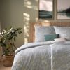 Estella Mako Jersey Bettwäsche 135x200 Mona silber Blüten Gräser 6508-820 Bild 5