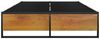 vidaXL Bettgestell inkl. Lattenrost, Metall, schwarz, 120x200 cm Bild 3