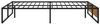 vidaXL Bettgestell inkl. Lattenrost, Metall, schwarz, 120x200 cm Bild 4