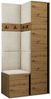 Garderoben-Set Monati XXIV (Farbe: Eiche Artisan / Schwarz, Abriamo 03) Bild 2