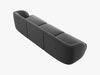 Micadoni Sofa Miley 3-Sitzer Samt Bluvel Grau Bild 3