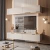 Lookway Wohnwand hängende AURORA Kaschmir mit LED, Fronten in Matt Bild 2