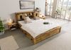 Bett mit Schublade Mango 200x200 natur lackiert RAILWAY #173 Bild 2