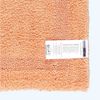 Homescapes Premium WC-Vorleger apricot, Baumwoll-Badematte 50x55 cm mit Wende-Design, WC-Teppich mit Ausschnitt Bild 2