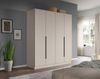 Home affaire Schrank-Set Skarde moderner Kleiderschrank Schlafzimmerschrank, (1-St, wähle deine beste Schrank Kombination), Skarde Kleiderschrank 160 cm, 2 Kleiderstangen und 2 Böden Bild 2