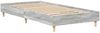 Einzelbettgestell Design für Erwachsene ohne Matratze Grau Sonoma 75x190 cm Holzwerkstoff d4856e Bild 4