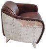 Clubsofa Aberford 2-Sitzer Vintage Leder Montaigne-Brown. Bild 2
