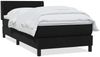 vidaXL Boxspringbett mit Matratze Schwarz 90x210 cm Samt 3318101 Bild 2