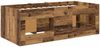 vidaXL Loft Bettgestell mit Schrank 3 Stk. Altholz Holzwerkstoff 3423404 Bild 5