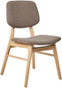 Esszimmerstuhl 2er Set ELAINE Bouclé Hellbraun Taupe Bild 5
