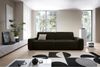 Selsey 'Baleo' 3-Sitzer Sofa mit Schlaffunktion, Chenille-Bezug, Olivgrün, 82 x 257 x 105 cm Bild 2