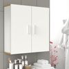 VCM Badmöbel Wandschrank Landos 920353 Weiß / Honig-Eiche H. 60 x B. 60 x T. 18 cm Bild 3