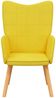 vidaXL Relaxsessel Senfgelb Stoff [327926] Bild 3