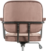 Schreibtischstuhl PAWNEE Samtstoff Braun Bild 5