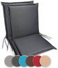 sunnypillow Liegenauflage Niedriglehner Auflage Gartenstuhlauflage, 100 x 50, extra dick 9cm Bild 2