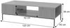 TV-Rack HWC-O39, TV-Board Fernsehtisch Lowboard TV-Schrank Ablage Fächer, Melamin MDF 39x120x60cm ~ Holzoptik schwarz Bild 3