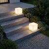 2x LED Solarleuchte, Würfel, LxH 20x20 cm Bild 5