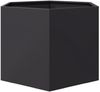 vidaXL Pflanzkübel Schwarz Sechseckig 69x60x45 Stahl 851122 Bild 5