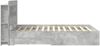 vidaXL Bettgestell mit Stauraum Betongrau 150 x 200 cm Holzwerkstoff 3433879 Bild 4