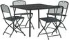 vidaXL Gartenmöbel Set 5 pcs Anthrazit Eisen und Stahl 3422895 Bild 2