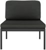 vidaXL Gartensofa 4-Sitzer mit Kissen Aluminium Anthrazit 3107785 Bild 4