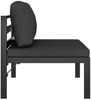 vidaXL Gartensofa 4-Sitzer mit Kissen Aluminium Anthrazit 3107785 Bild 5
