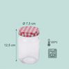 relaxdays Einmachglas Einmachgläser Set 400 ml Twist Off, Glas, 25er Pack Bild 4