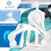 KESSER® Pool Aufroller Premium Aufrollsystem 1,05m - 6,15 m für Solarplane | mobiles Aufrollvorrichtung für Poolplane & Abdeckung inkl. Bänder, Bürste & Handschuhe | witterungsbeständiges Material Silber / Weiß Bild 2