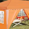 vidaXL Pop-up Partyzelt 575 x 288 x 245 cm Orange 42019811 Bild 3
