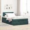 vidaXL Ottoman-Bett mit Matratze Dunkelgrün 120x190 cm Samt 3311690 Bild 2