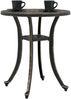 Gartentisch, Balkontisch, Küchentisch Bronzen Ø48x53 cm Aluminiumguss Bild 4