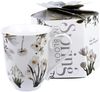 DUO Spring in bloom Becher 460 ml WHITE FLOWERS in dekorativer Box, New Bone China Porzellan Bild 3