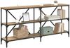 Konsolentisch, Beistelltisch, Konsole Artisan-Eiche 160 x 30 x 75 cm Holzwerkstoff Bild 3