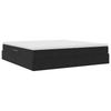 vidaXL Aufbewahrungsbett mit Matratze Schwarz 200 x 200 cm Samt 3370325 Bild 5