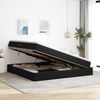 vidaXL Aufbewahrungsbett mit Matratze Schwarz 200 x 200 cm Samt 3370325 Bild 4