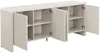 Vente-unique - MIRENALO Sideboard Holz, Platte Beige - B 40 cm x H 75 cm x L 179,6 cm Bild 4