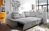 Ecksofa Couch NALO Sofa Schlafcouch Bettsofa schlamm grau L-Form rechts Bild 2