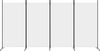 vidaXL 4-tlg. Paravent Weiß 346x180 cm Stoff 350262 Bild 3