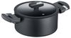 Berndes b. green Kochtopf mit Glasdeckel, Topf, Aluminium, Schwarz, 20 cm, 0015444502 Bild 4