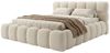 yourhouse24 Polsterbett Boston Slim Bouclé kompaktes Wolkenbett mit Bettkasten, Bubble-Optik & Japandi Bild 3