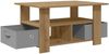 vidaXL Couchtisch Artisan-Eiche 77 x 55 x 42 cm Holzwerkstoff 8000419 Bild 4