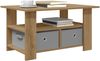 vidaXL Couchtisch Artisan-Eiche 77 x 55 x 42 cm Holzwerkstoff 8000419 Bild 3