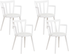 Esszimmerstuhl 4er Set MORILL Weiß Bild 1