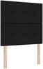vidaXL Boxspringbett mit Matratze Schwarz 90 x 190 cm Stoff 3339352 Bild 4